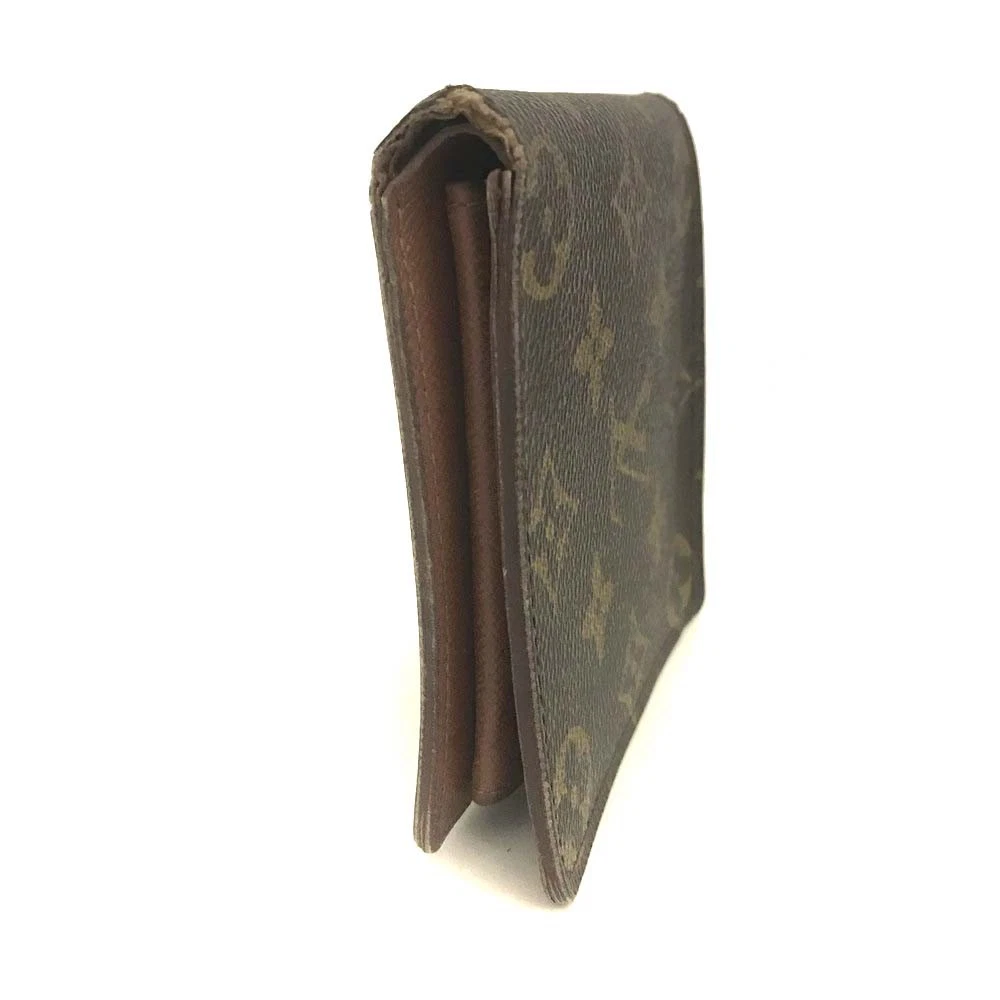 Louis Vuitton Monogram Portefeiulle Marco Bifold Wallet Brown CA0978
