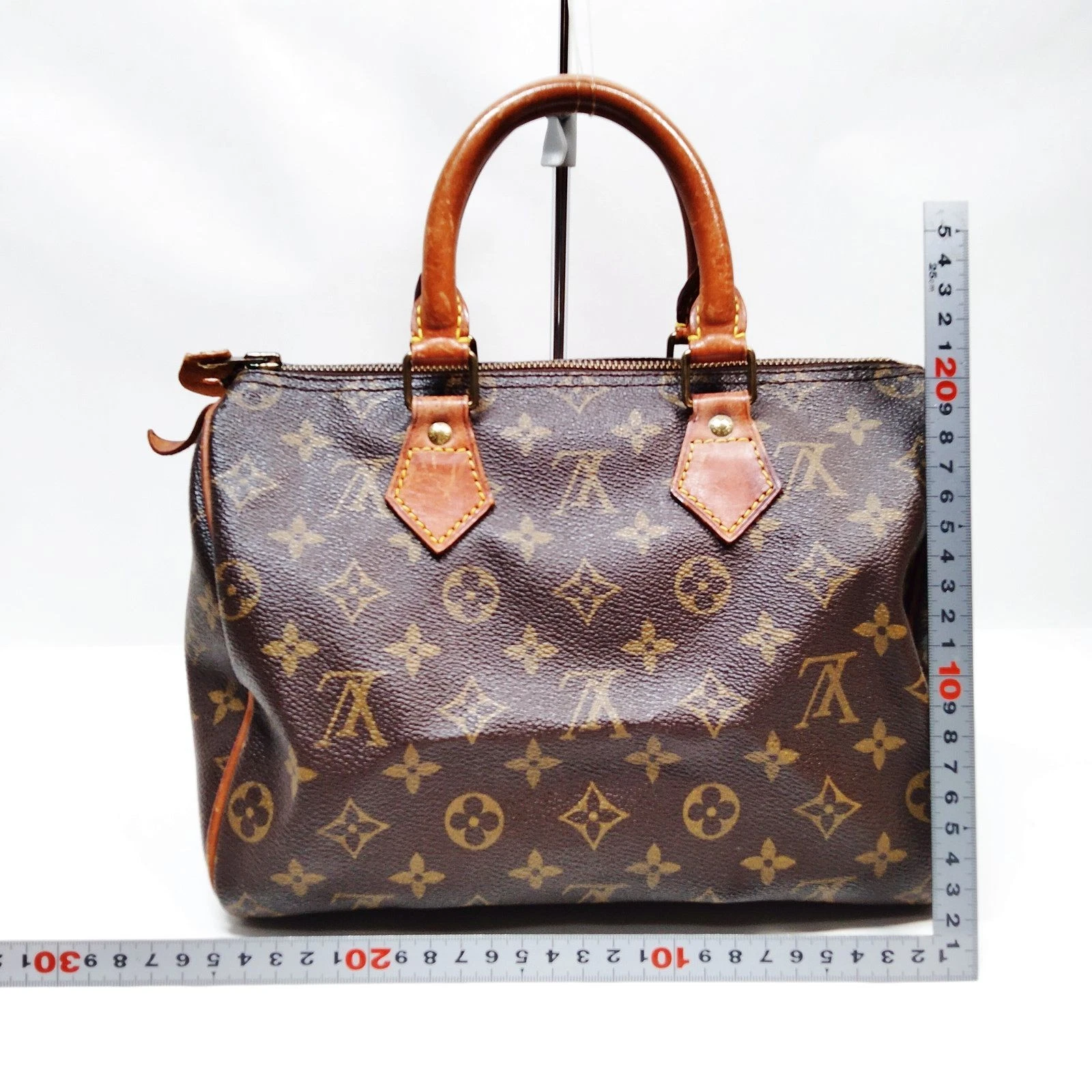 Louis Vuitton Speedy 25 Handbag Brown Monogram MI872
