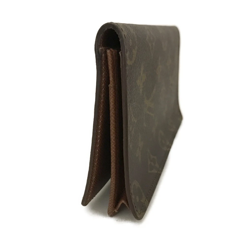 $440 Louis Vuitton Monogram Porte Cartes Credit Yen Bifold Long Wallet CT0944