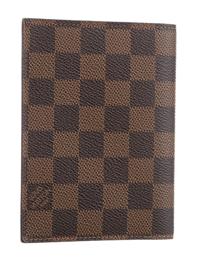 $400 Louis Vuitton Damier Ebene Passport Cover