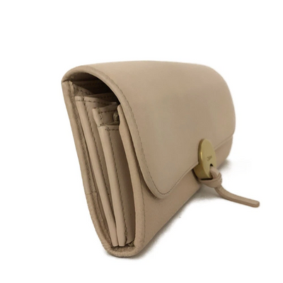 Chloe Indy Leather Long Bifold Wallet Purse Pink