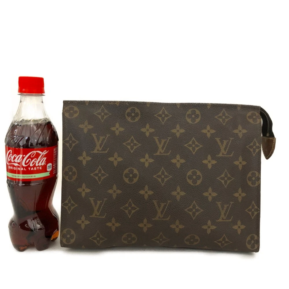 $760 Louis Vuitton Monogram Poche Toilette 26 Cosmetics Pouch Purse
