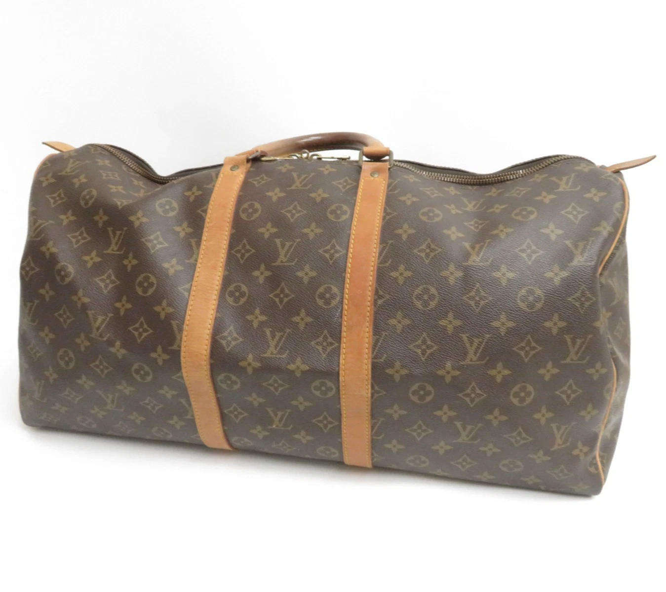 $2170 1985 Louis Vuitton Monogram Duffle Boston Bag Keepall 55 853