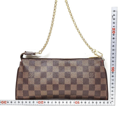 Louis Vuitton LV Accessories Pouch N55213 Eva Brown Damier 457508