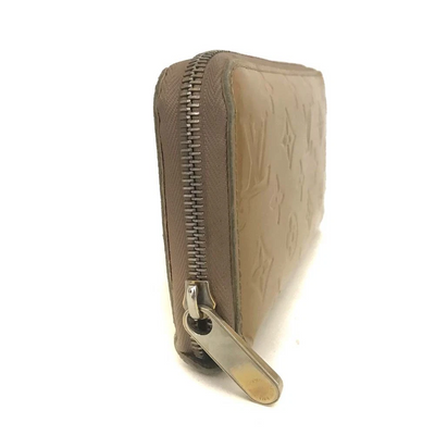 Louis Vuitton Monogram Vernis Zippy Zip Around Long Wallet Noisette CA0066