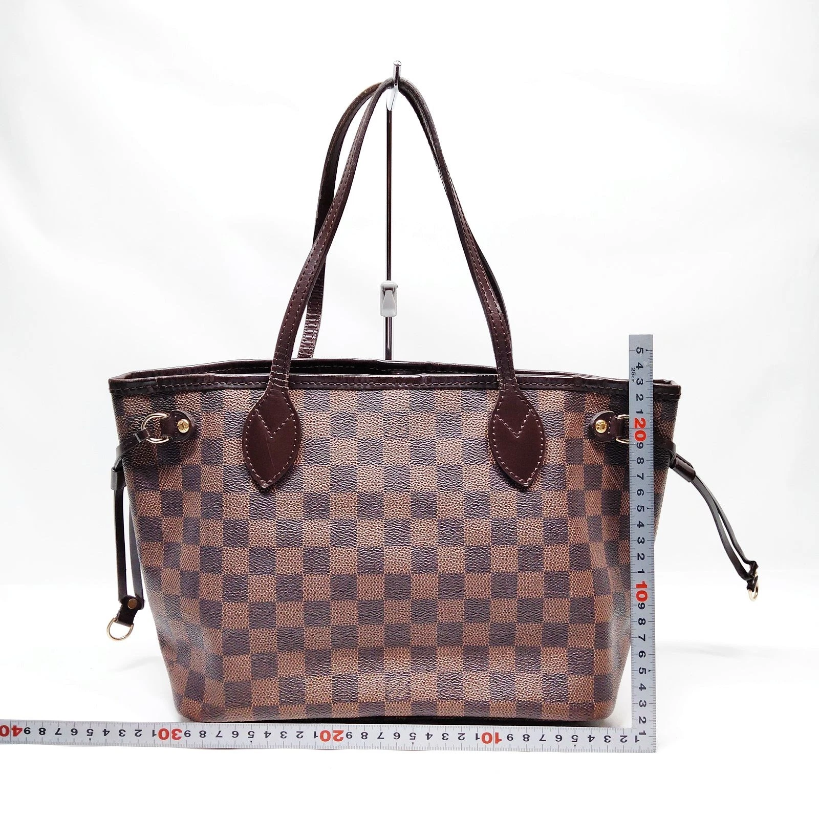 Louis Vuitton LV Tote Bag Neverfull PM Brown Damier  VI1099
