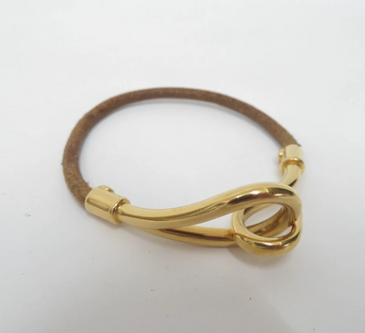 $450 Hermes Jumbo Hook Bracelet Accessory