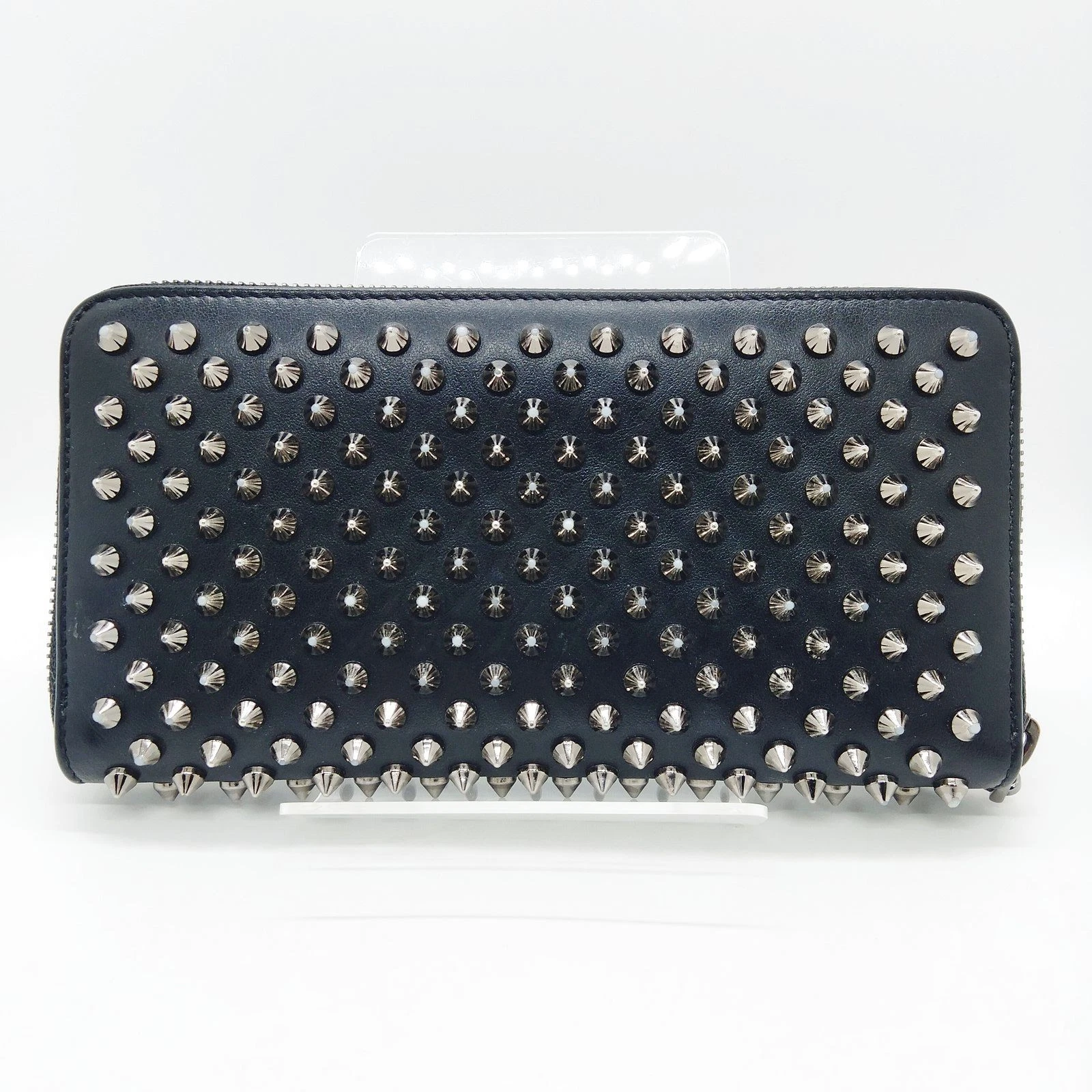 Christian Louboutin Long Wallet Black Leather