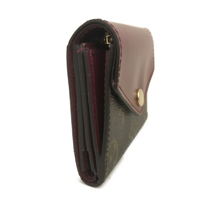 $535 RFID Louis Vuitton Monogram Zoe Wallet Fuchsia