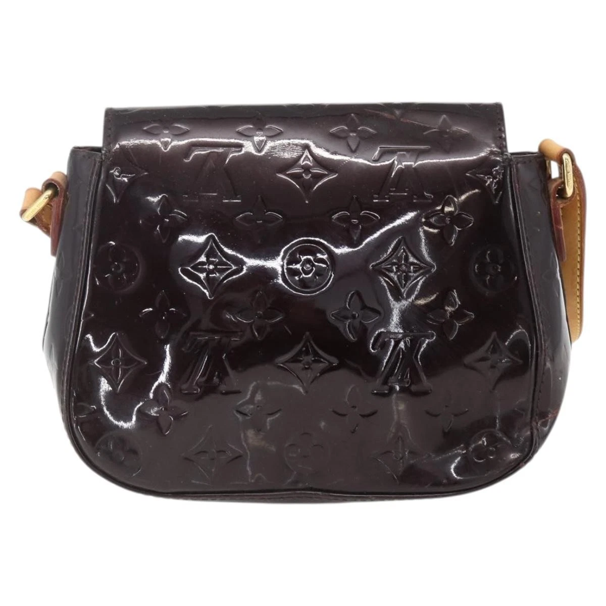 $1640 2011 LOUIS VUITTON Monogram Vernis Bellflower GM Amarante FL4111