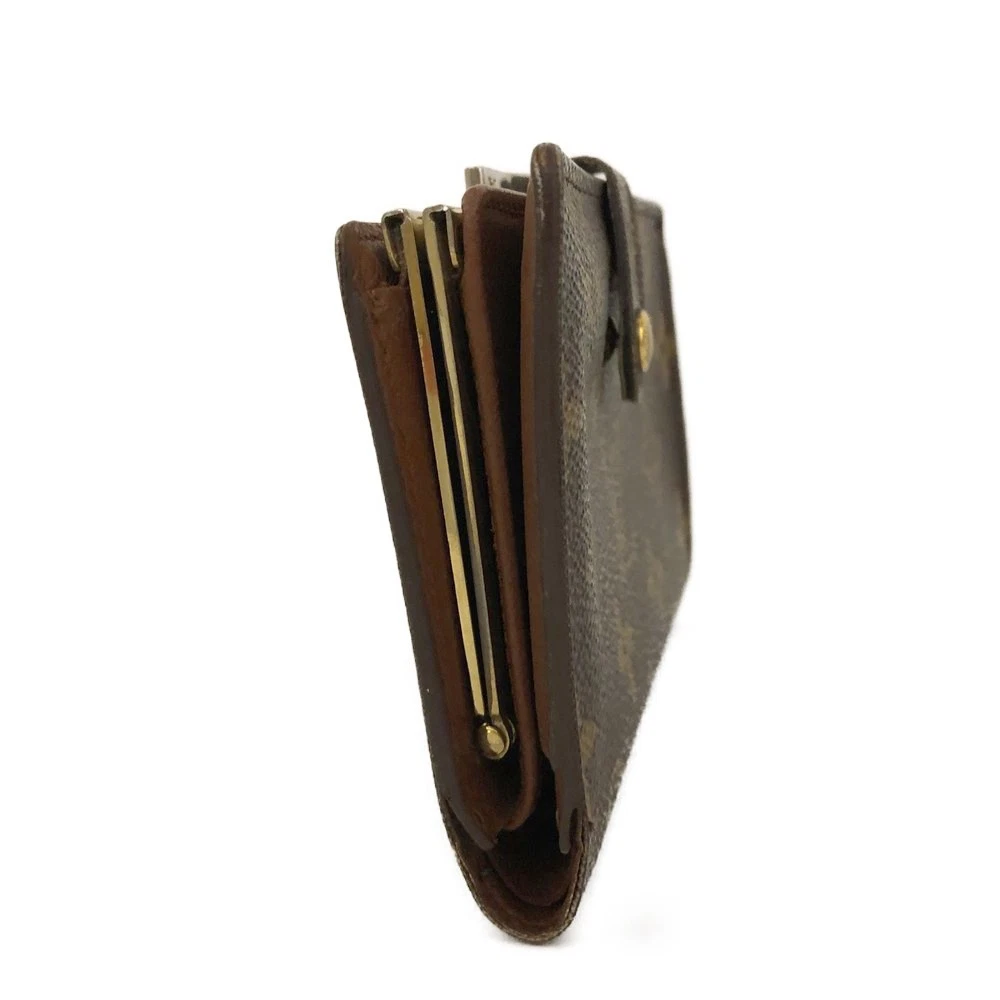 $675 1998 Louis Vuitton Monogram Porte Monnaie Billets Viennois Bifold Wallet SD0978