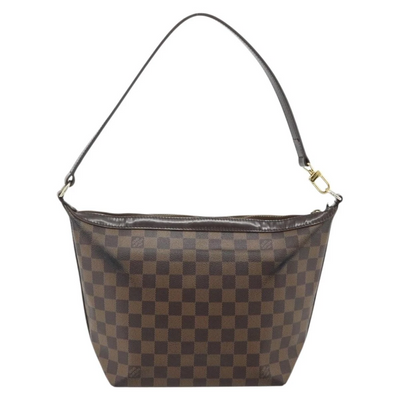 $1050 2005 LOUIS VUITTON Damier Ebene Illovo MM Shoulder Bag AR0065