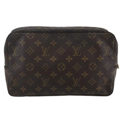 $600 1987 Louis Vuitton Cosmetic Pouch Trousse Toilette 28 873TH