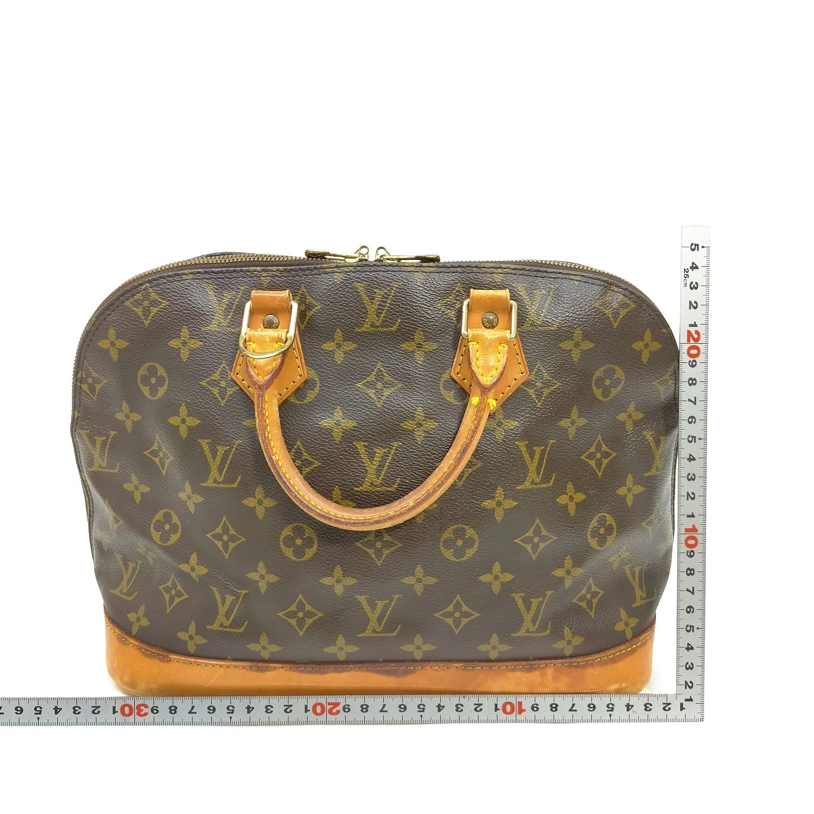 Louis Vuitton Alma Handbag Brown Monogram VI0974