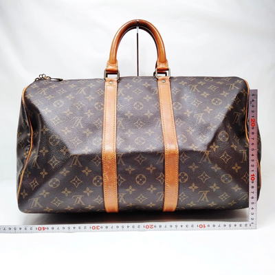 Louis Vuitton Keepall 45 Boston Bag Brown Monogram VI862