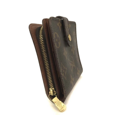 $590 1999 Louis Vuitton Monogram Compact Zippe Zipped Wallet MI0969
