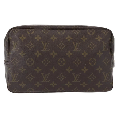 $600 LOUIS VUITTON Monogram Trousse Toilette 28 VINTAGE FRANCE