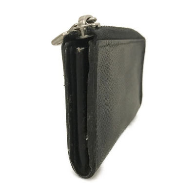 $345 Louis Vuitton Damier Graphite Car Key Case Black SN1177