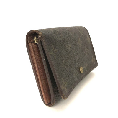 Louis Vuitton Monogram Porte Monnaie Billets Tresor Bifold Wallet SD1919
