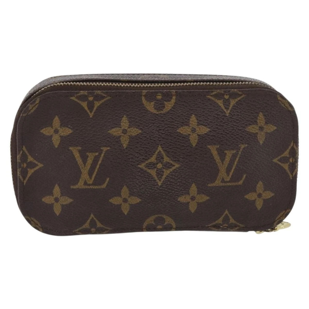 $750 2002 LOUIS VUITTON Monogram Trousse Blush PM VI0092