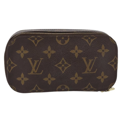 $750 2002 LOUIS VUITTON Monogram Trousse Blush PM VI0092