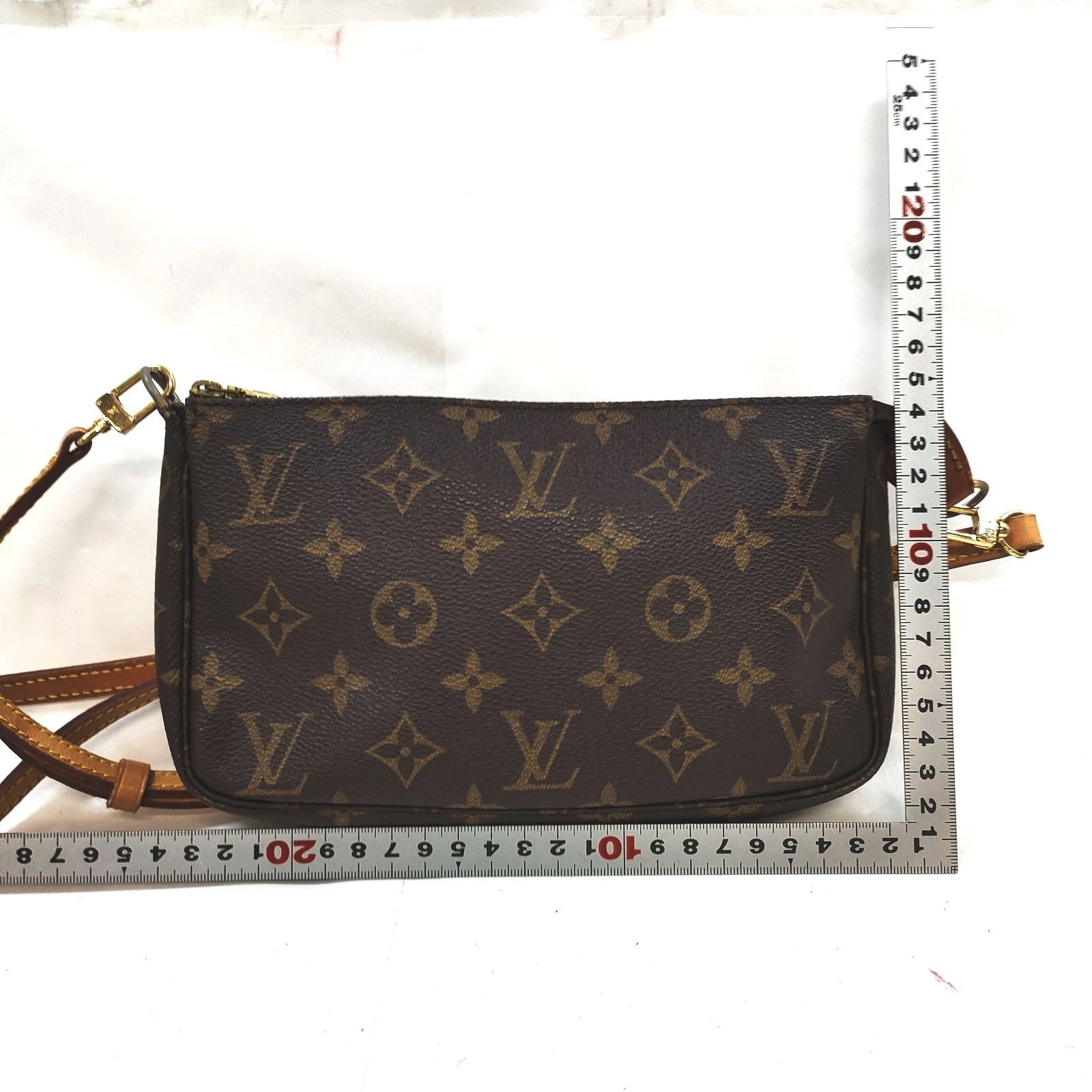 Louis Vuitton Pochette Accessoires Brown Monogram AR0999