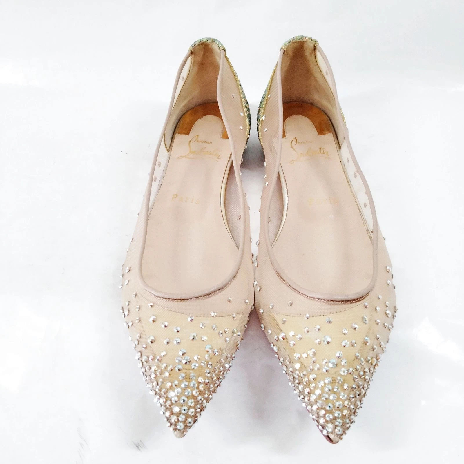 Christian Louboutin Pumps Women Beiges Nylon
