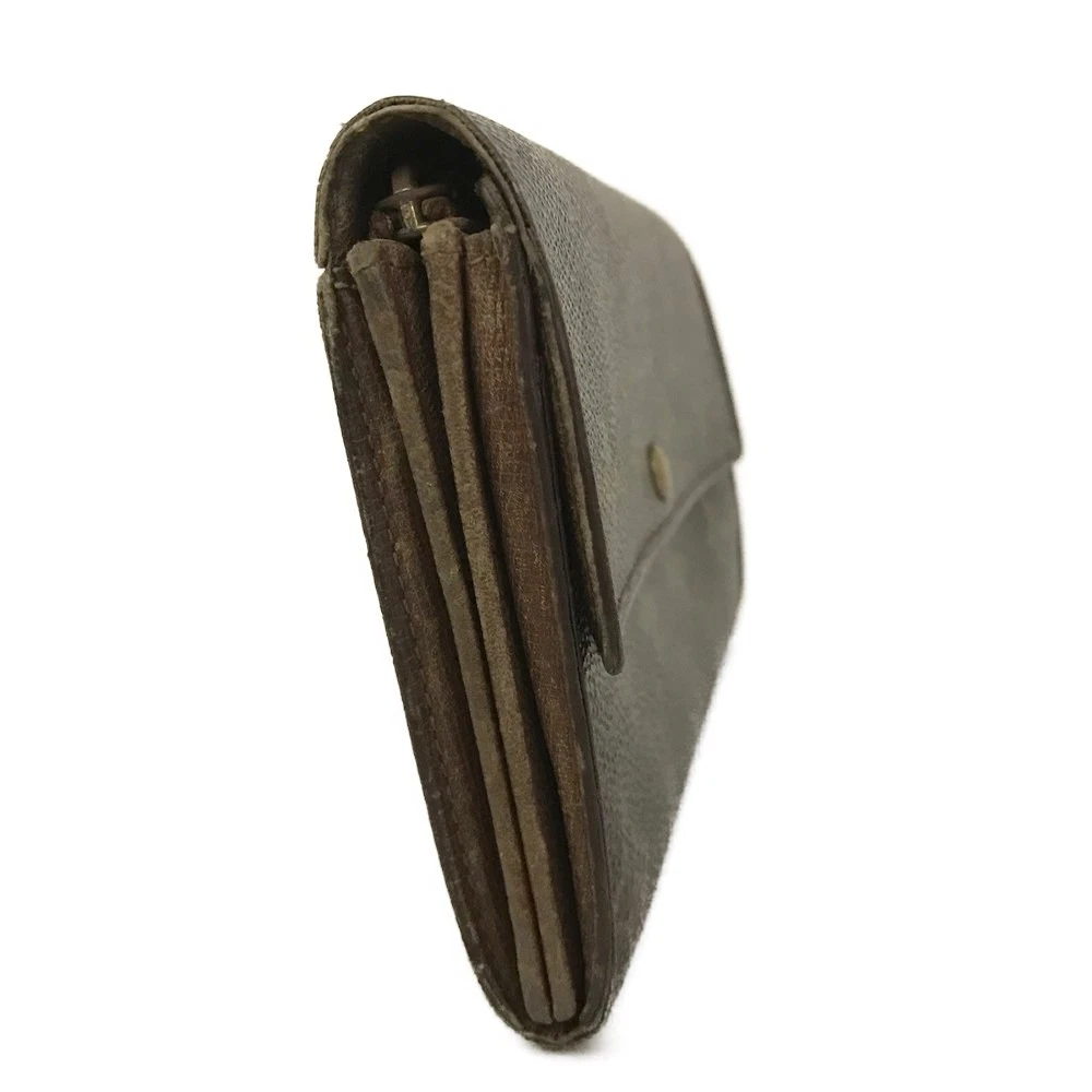 Louis Vuitton Monogram Portefeiulle Sarah Long Bifold Wallet Brown TH0926