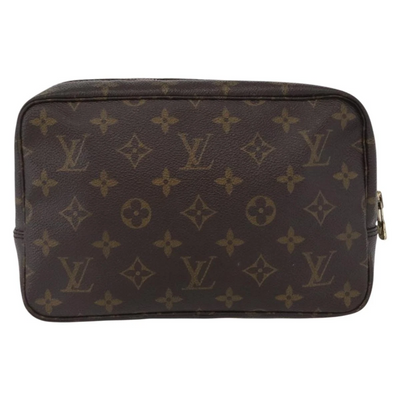 $600 1984 LOUIS VUITTON Monogram Trousse Toilette 23 Clutch Bag 884TH