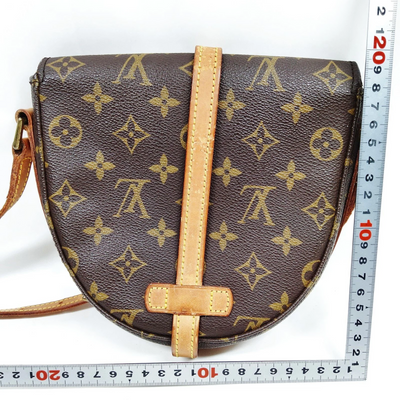 $1060 1988 Louis Vuitton LV Shoulder Bag Chantilly PM Brown Monogram 883VI