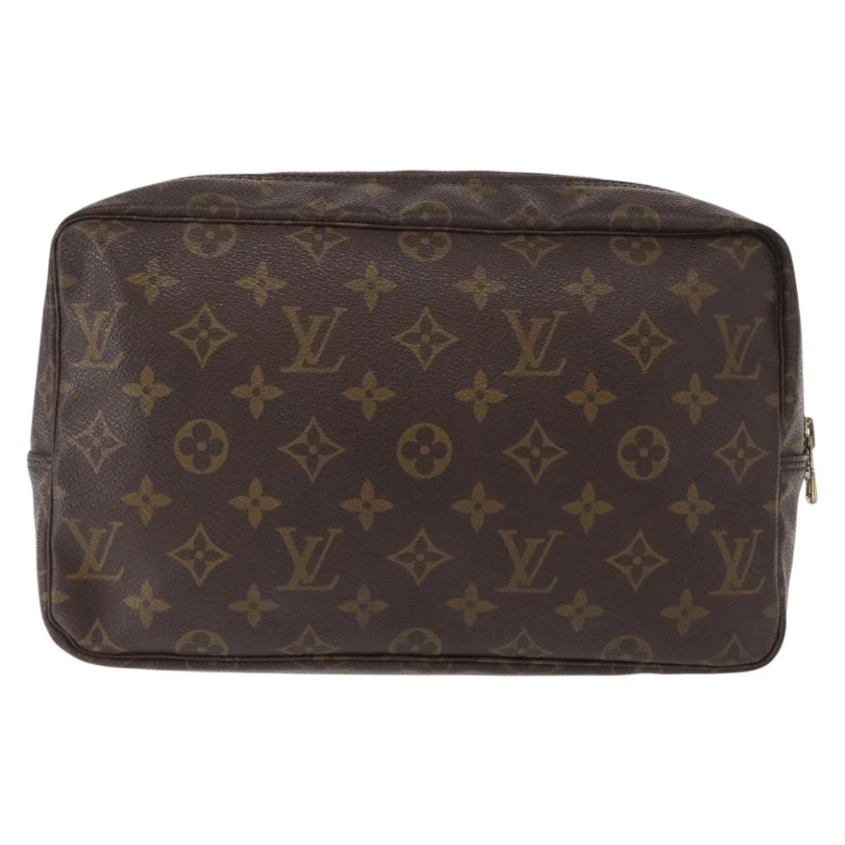 $600 1990 LOUIS VUITTON Monogram Trousse Toilette 28 Clutch Bag NO0930