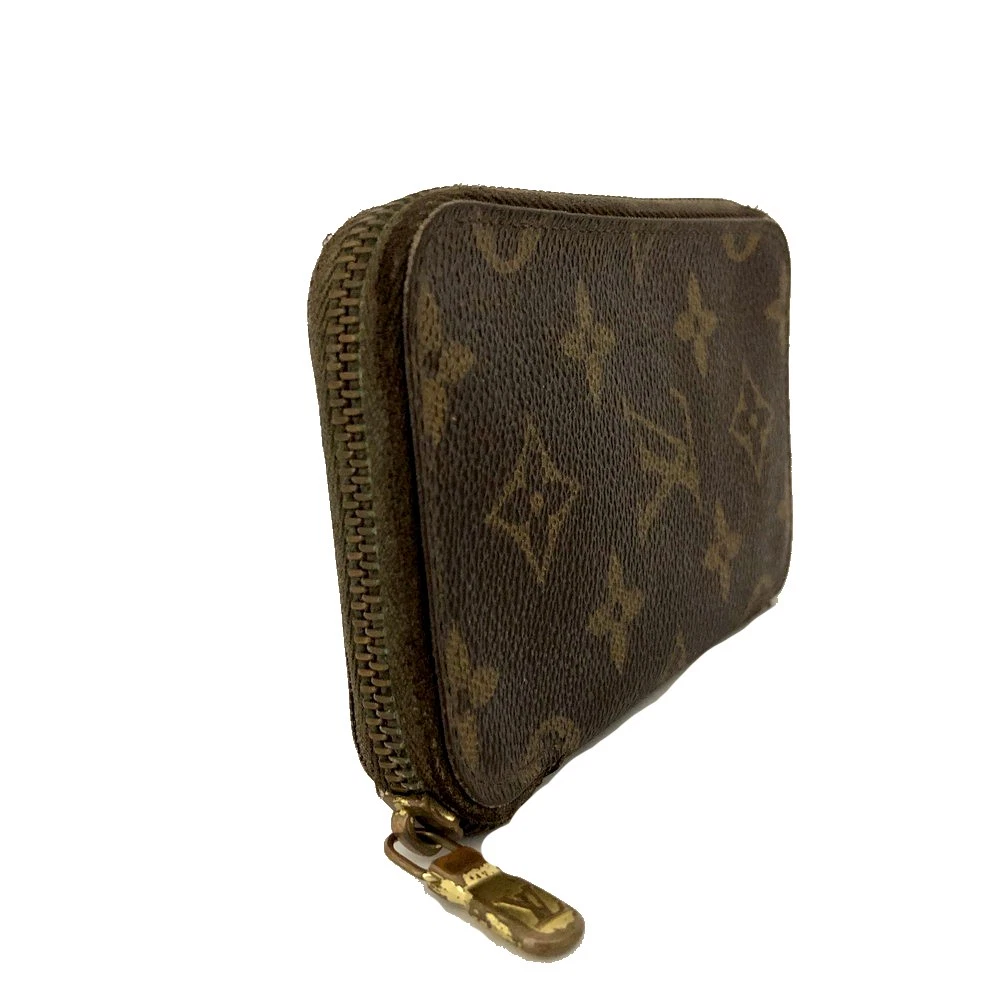 $355 1998 Louis Vuitton Monogram Canvas Zip Around Multicles 6 Key Holder  TH0978