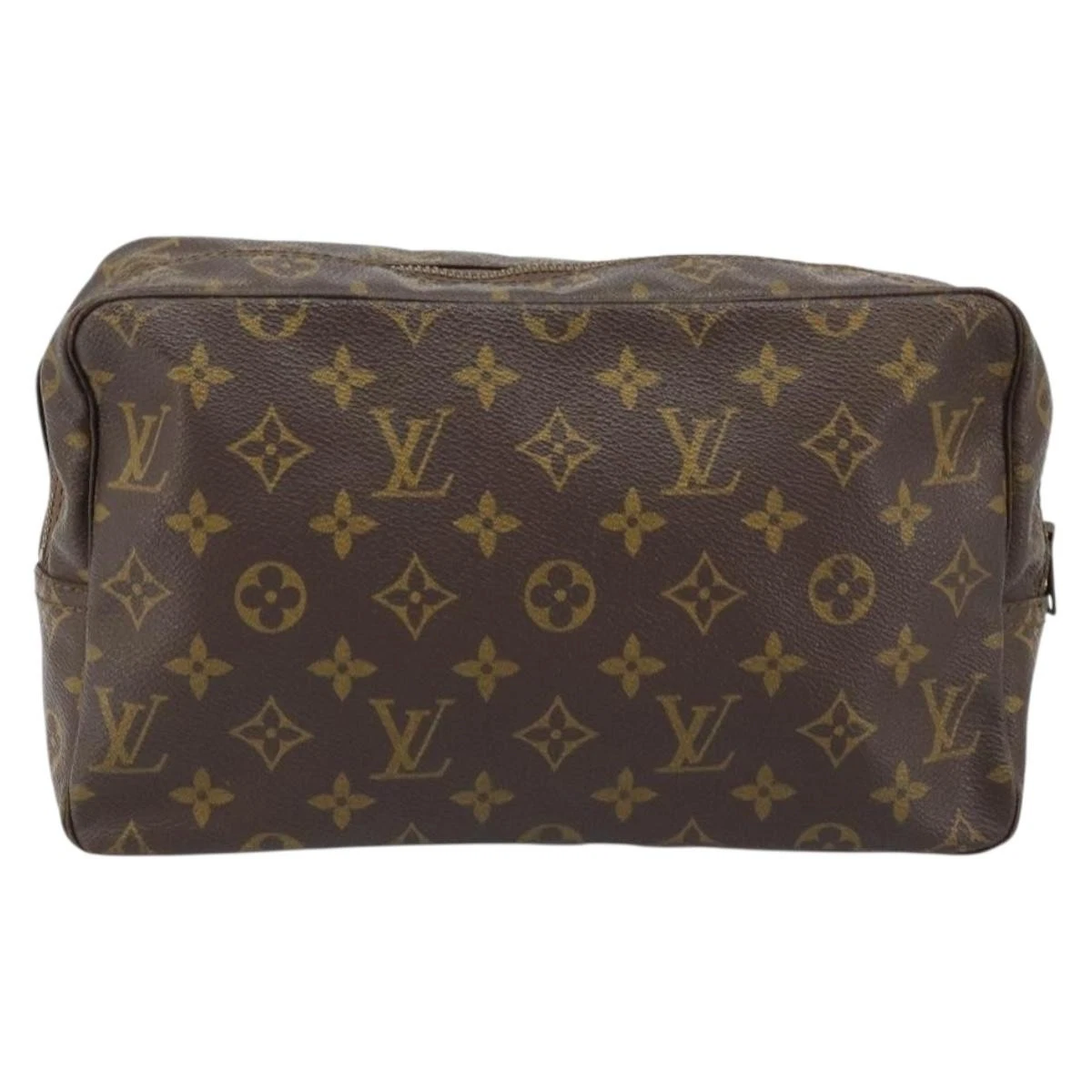 $600 LOUIS VUITTON Monogram Trousse Toilette 28 Clutch Bag VINTAGE