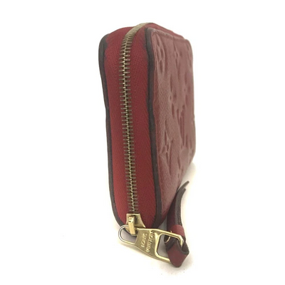$760 Louis Vuitton Monogram Empreinte Zippy Zip Around Wallet Coin Purse TS2164