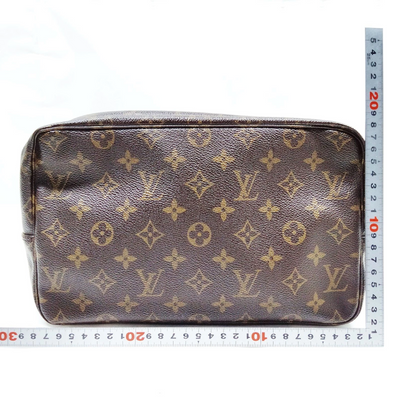 $600 1987 Louis Vuitton Monogram Trousse 28 Toiletry Bag Cosmetic TH872