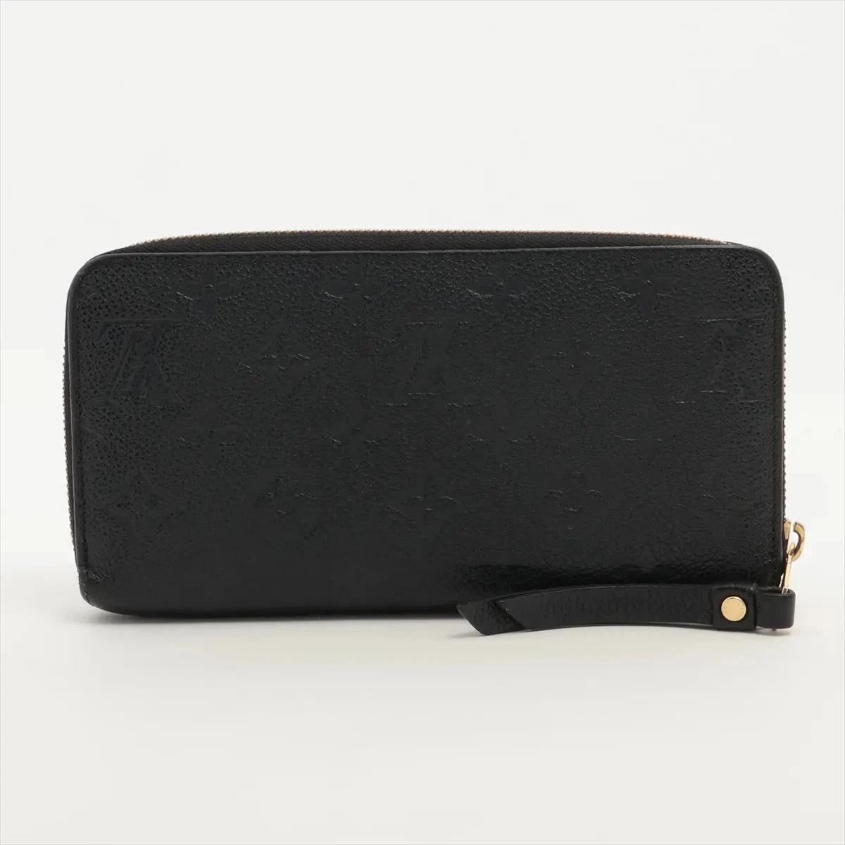 $1170 Louis Vuitton Empreinte Zippy Wallet M61864 Noir Zip Round Wallet