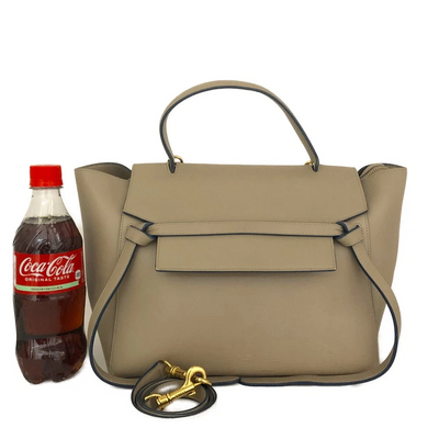 $2,700 Celine Mini Belt Bag in Grained Calfskin Beige