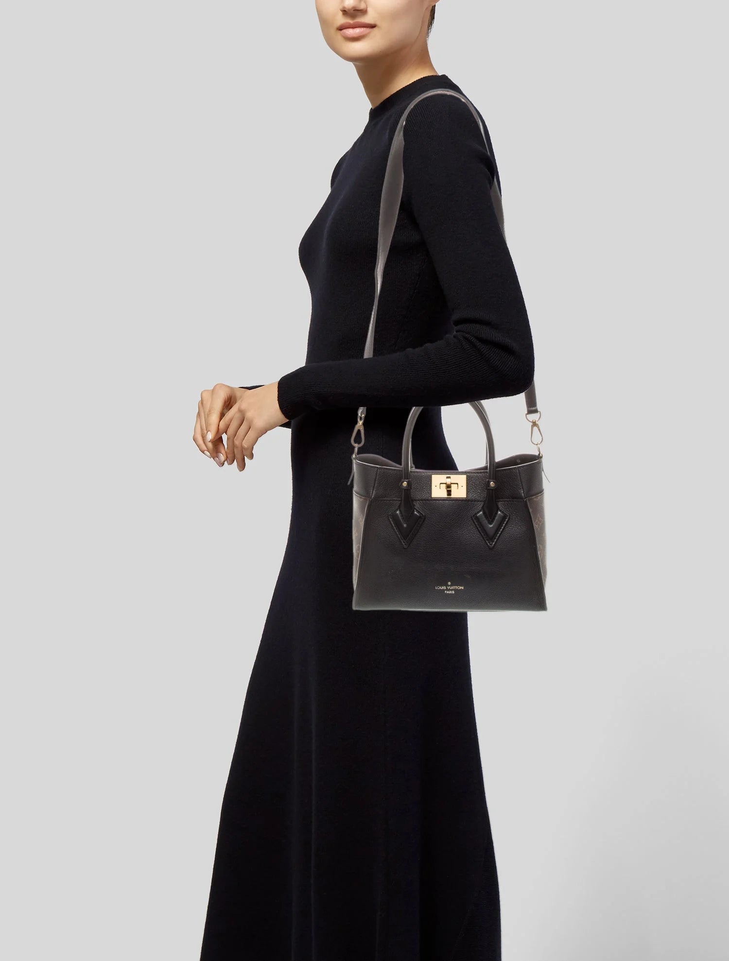 $4700 Louis Vuitton Monogram On My Side PM Shoulder Bag