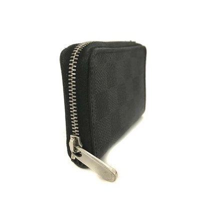 $435 2016 Damier Graphite Zippy Coin Purse Vertical MI2166