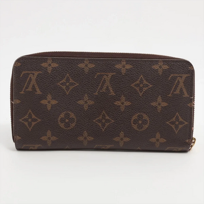 $915 RFID Louis Vuitton Monogram Zippy Wallet Rose Ballerine