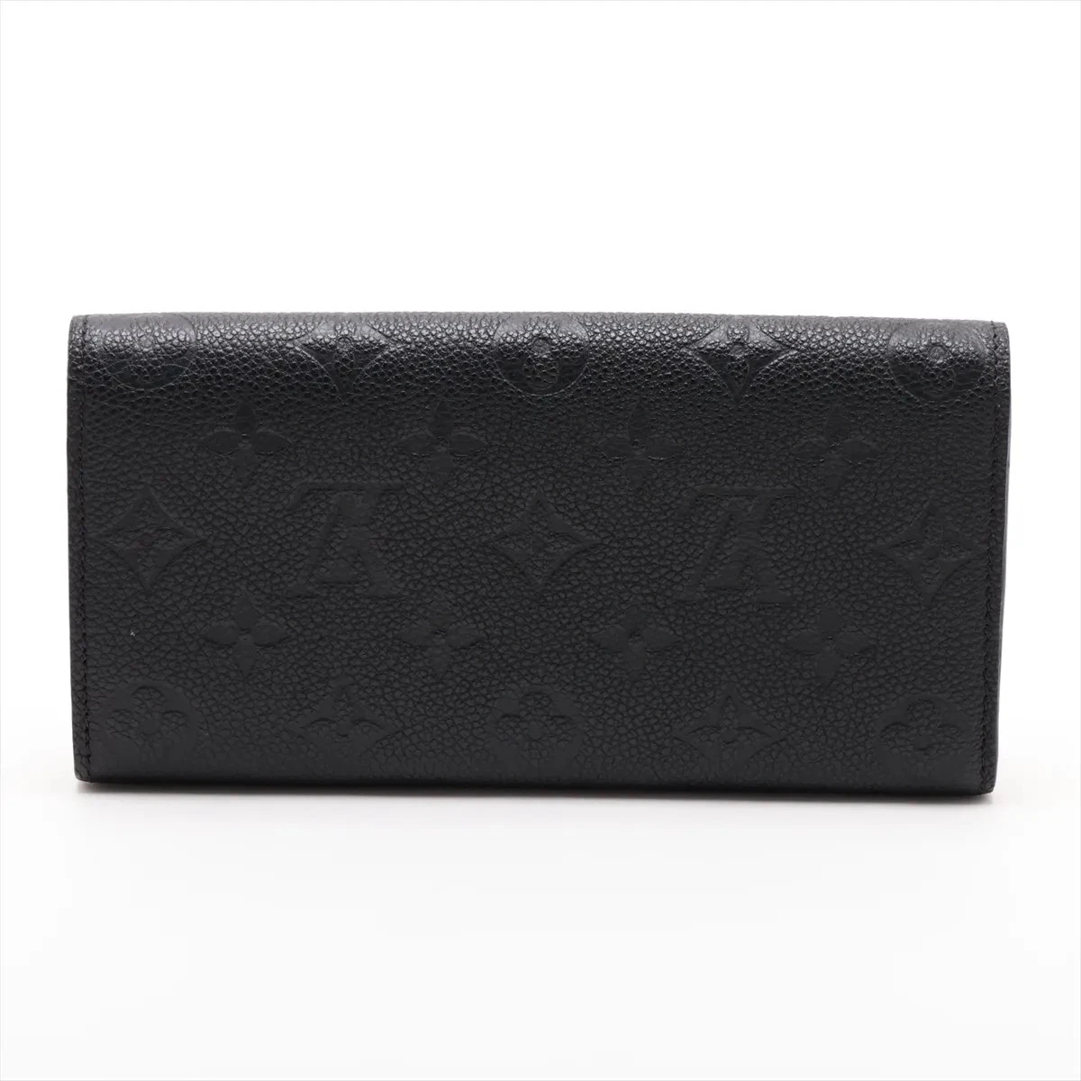 $775 Louis Vuitton Empreinte Portofeuille Emilie Noir Long Wallet 10021119