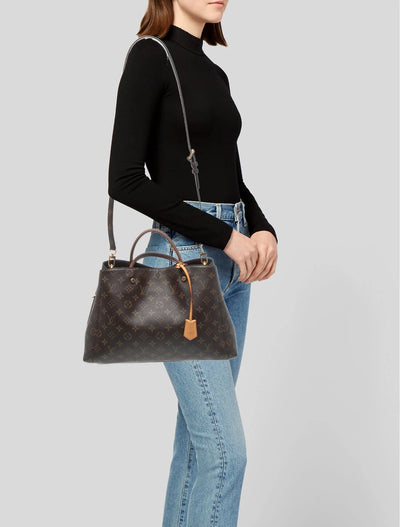 $2690 Louis Vuitton Monogram Montaigne GM