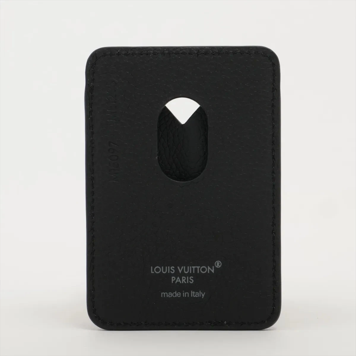$445 Louis Vuitton Damofrage Porto Cult Magnet  Black Card Case 10021121