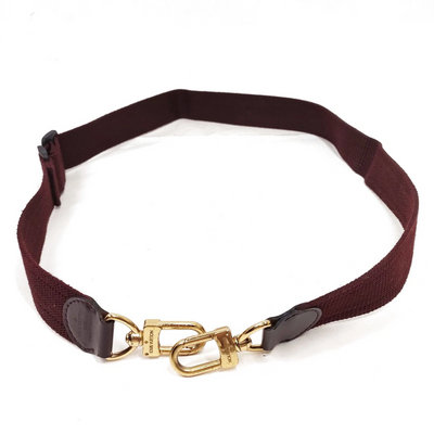 $600 Louis Vuitton LV Shoulder Strap Bordeaux Fabric 10019557