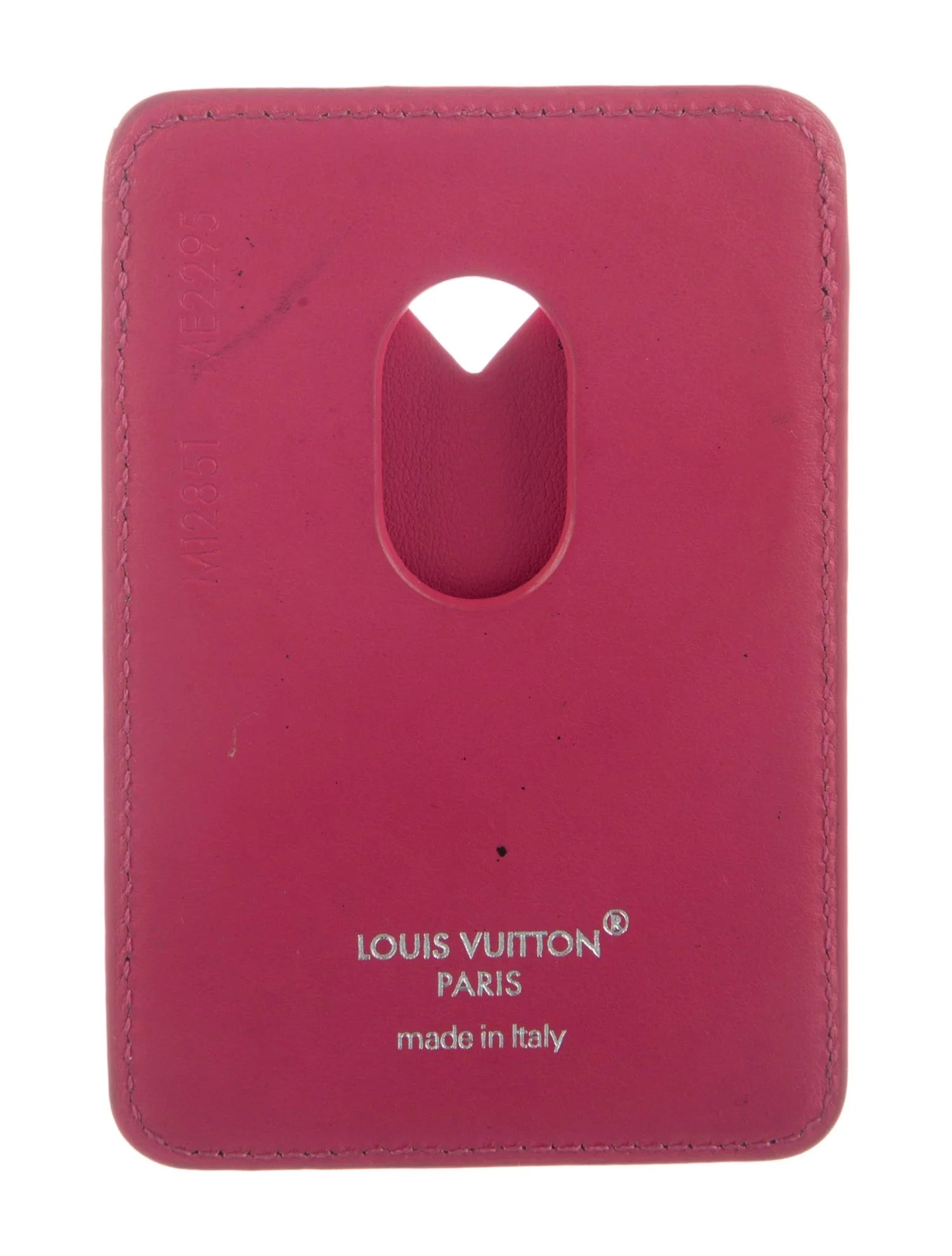 $455 Louis Vuitton Monogram Macassar Magnetic Card Holder Pondichery