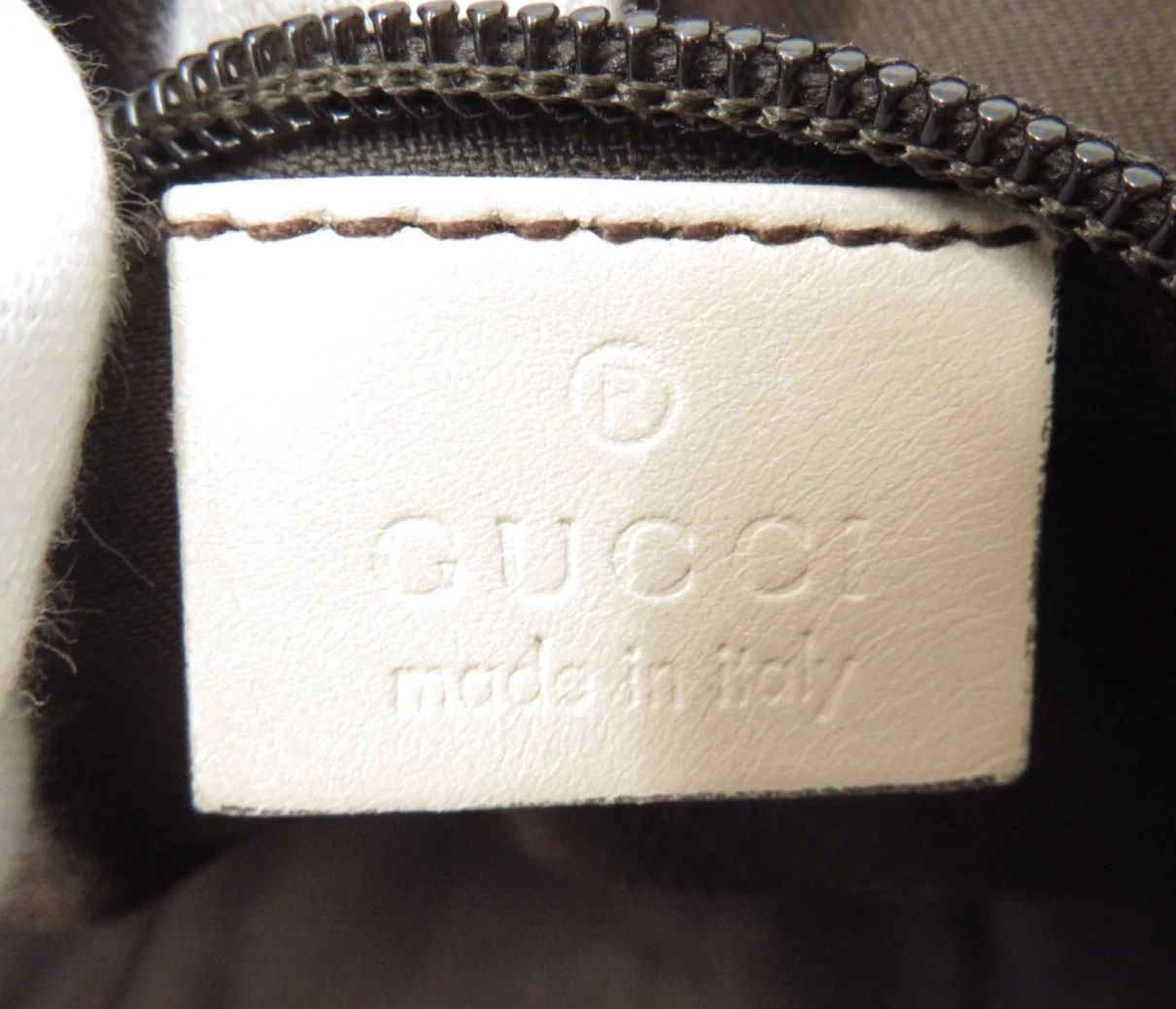 $980 2011 Gucci GG Canvas Leather Shoulder Messenger Bag 145857-200047