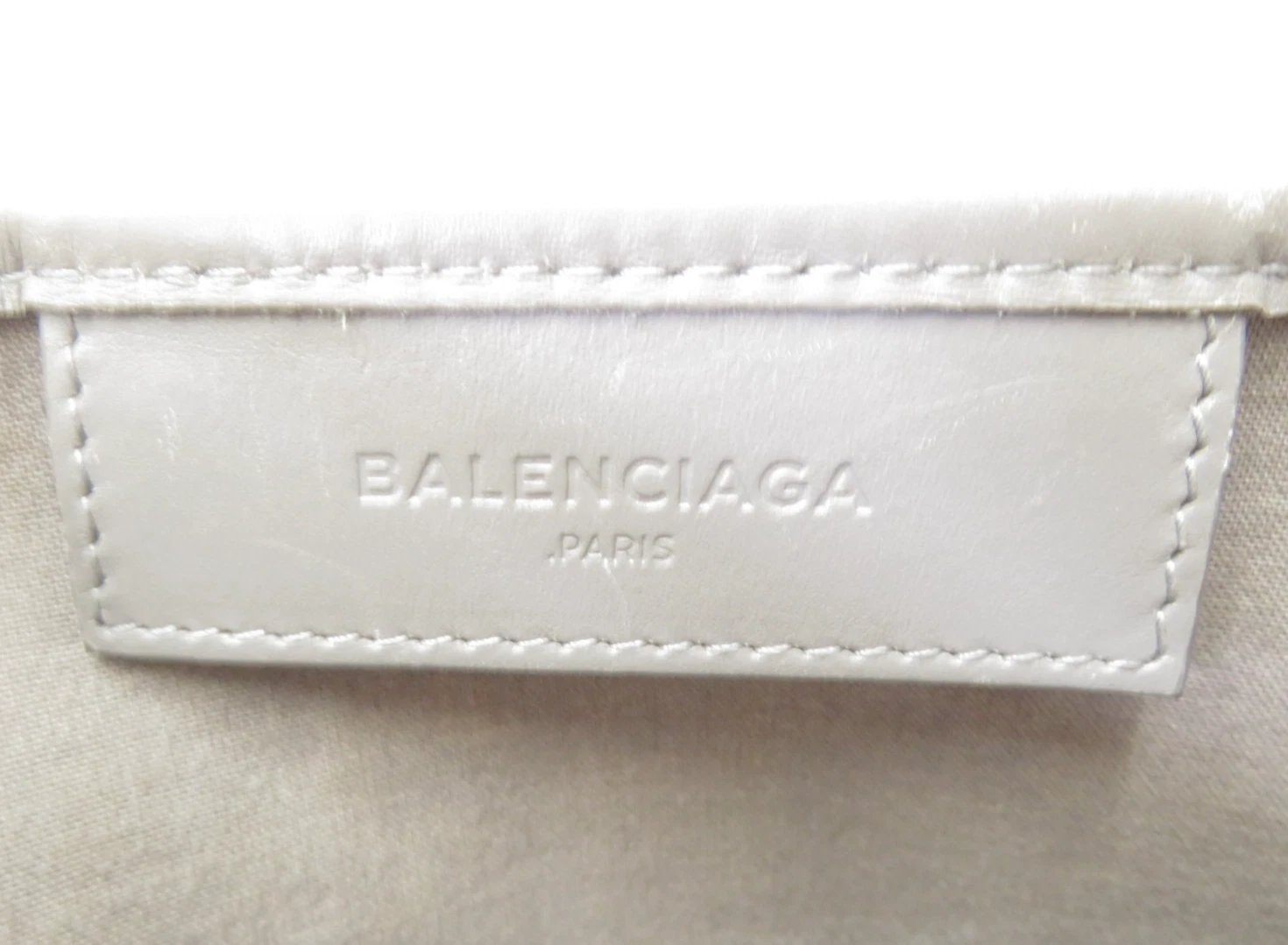 $1,150 2020 Balenciaga Navy Cabas XS Canvas 2-Way Tote 390346-2710