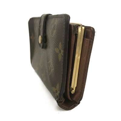 $560 Louis Vuitton Monogram Porte Monnaie Billets Viennois Bifold Wallet MI0012 10019617