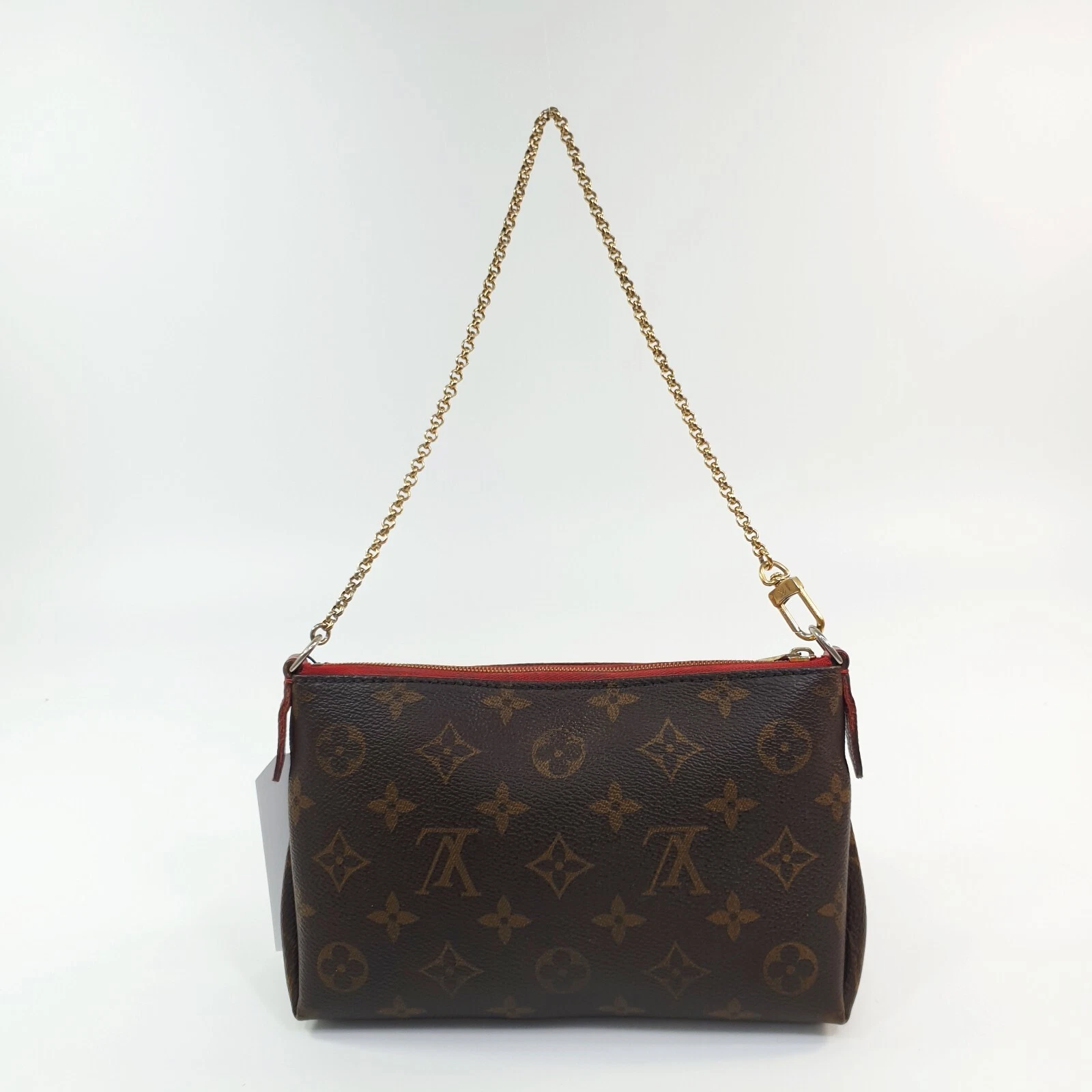$1550 2016 Louis Vuitton Monogram Pallas Clutch Poppy GI0186