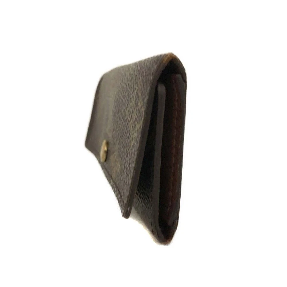 $345 Louis Vuitton Monogram Multicles 4 Ring Key Case Brown FL0092